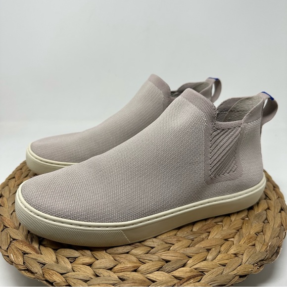 ROTHY'S The Chelsea Lilac Sand Grey Ankle Bootie Sneakers Size 10 - Picture 5 of 10